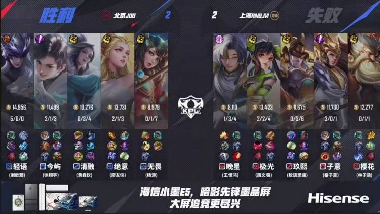 2025KPL夏季赛：JDG让二追三惊天逆转RNG.M，元流之子决胜局封神