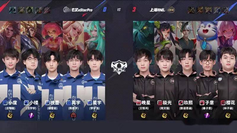 王者荣耀KPL夏季赛：RNG4-0碾压eStar零封卡位赛首闯KPL第三轮！